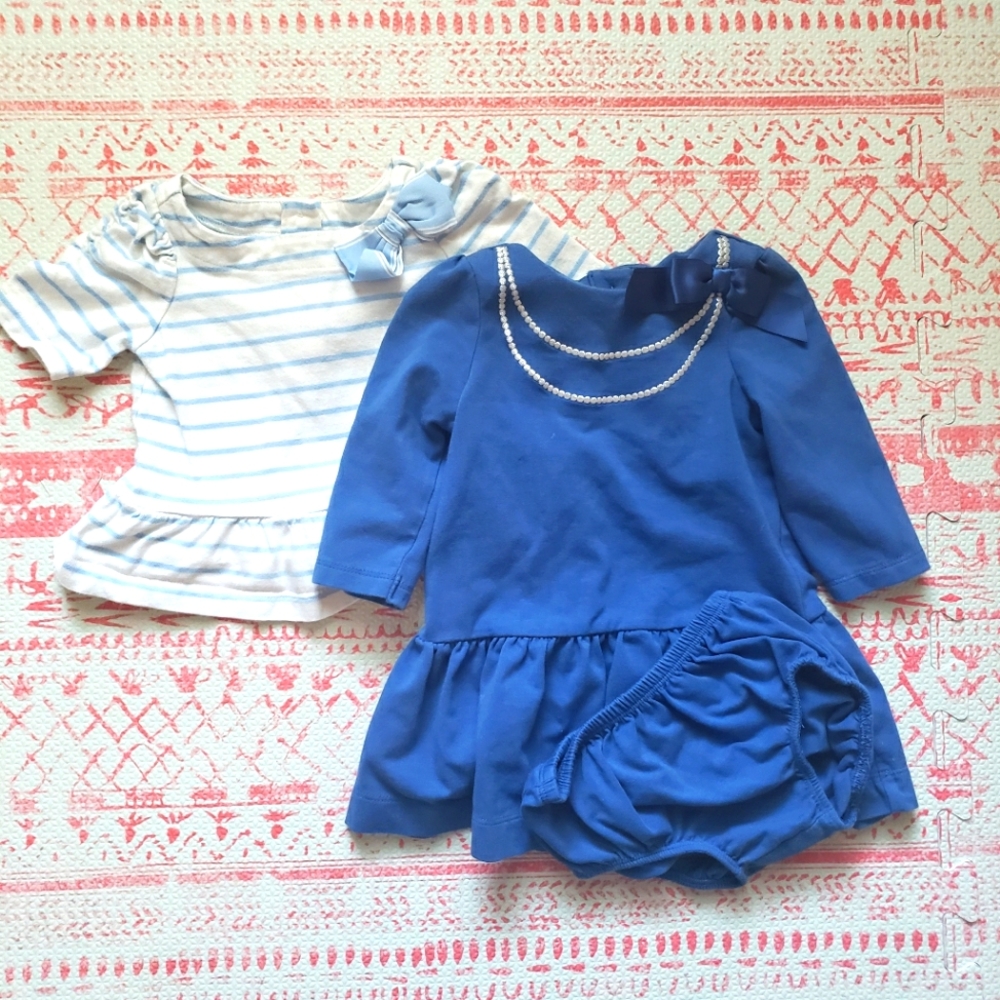 Janie and Jack set 3-6 months shirt and dress